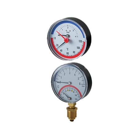 ABS Case Bimetal Thermo-manometer