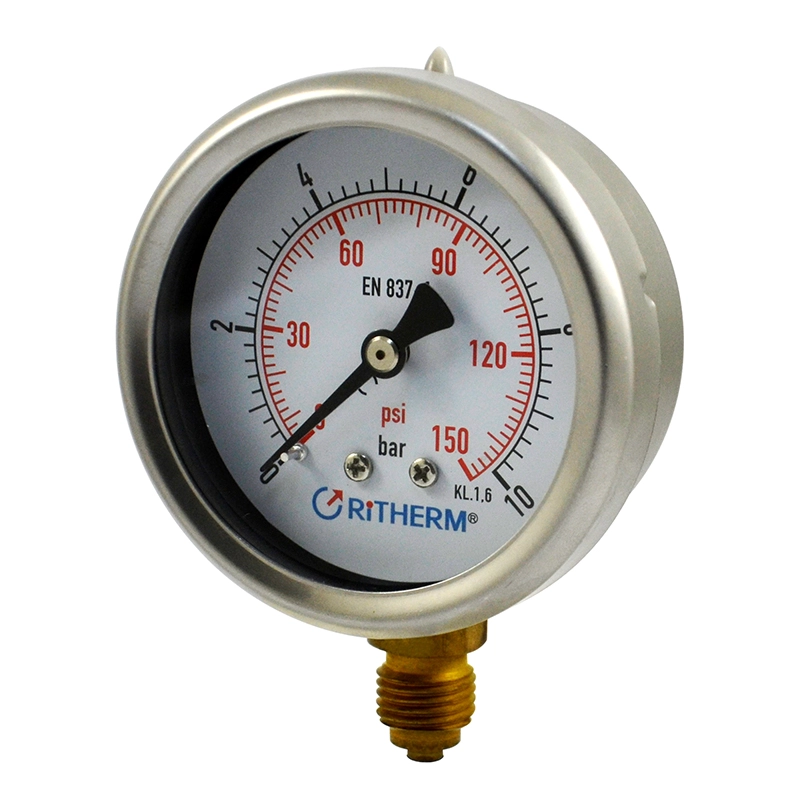 Bayonet Ring Pressure Gauge cum Liquid Repleti