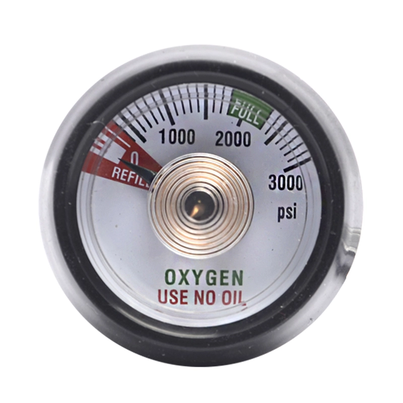 Beryllium Tube Pressure Gauge Oxygeni