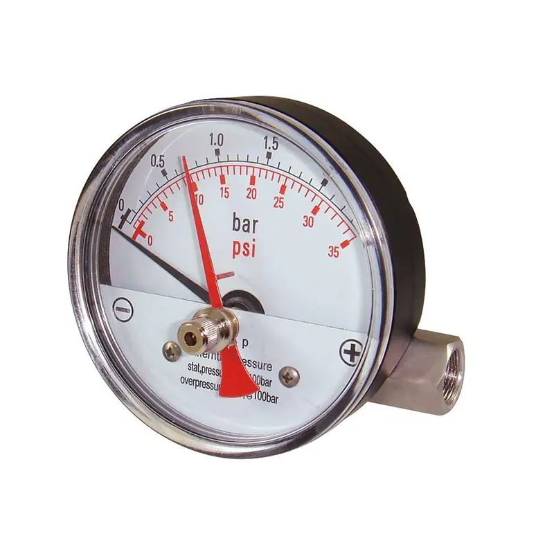 Magnetic Piston Differentialis Pressura Gauge