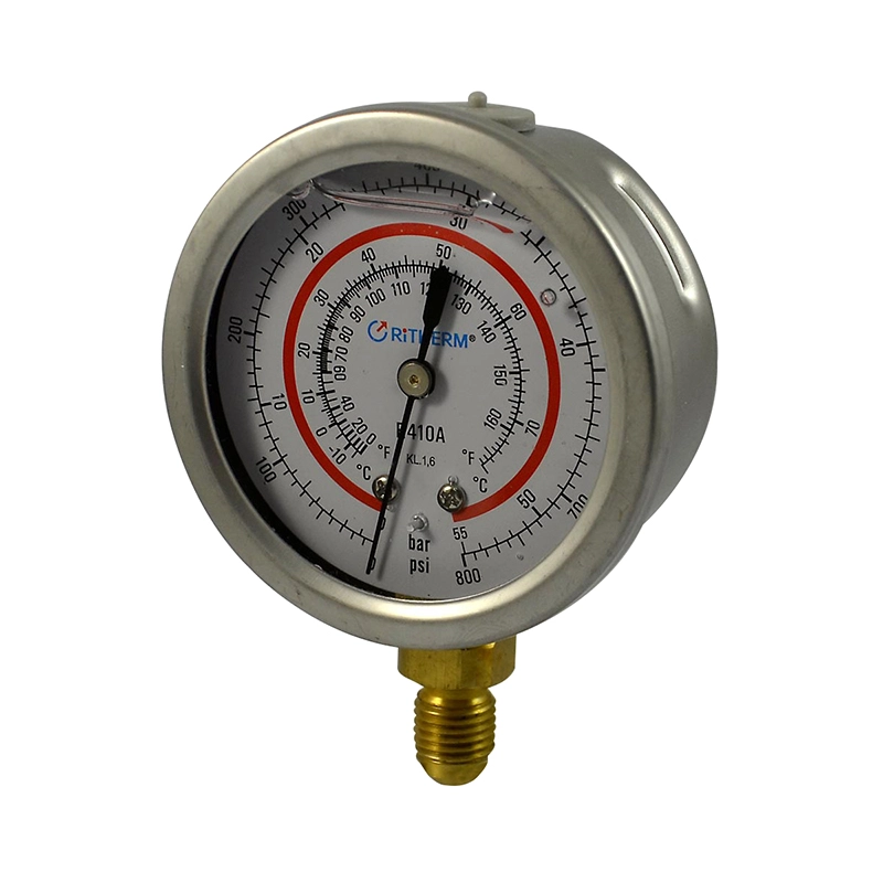 Oleum Refrigeration Pressura Gauge repleti